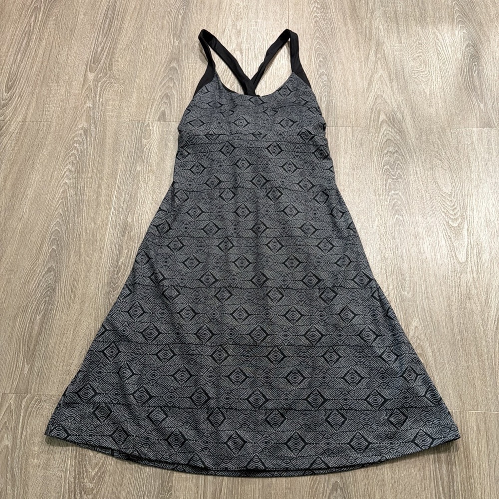 Patagonia Tank Dress Women's Size Large Black Active Built-in Bra